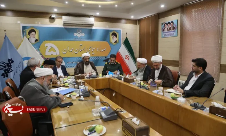 برگزاری نشست مشترک بررسی برپایی تجمعات مردمی شبانه در همدان