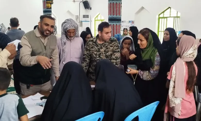 پویش سلامت علوی شهید رییسی در آغاجاری